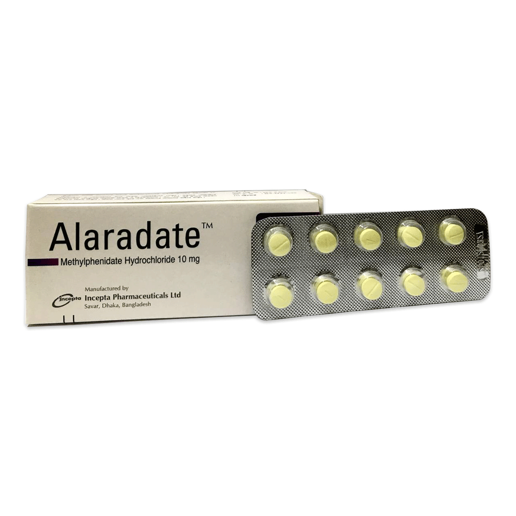 Alaradate 10mg (Methylphenidate)