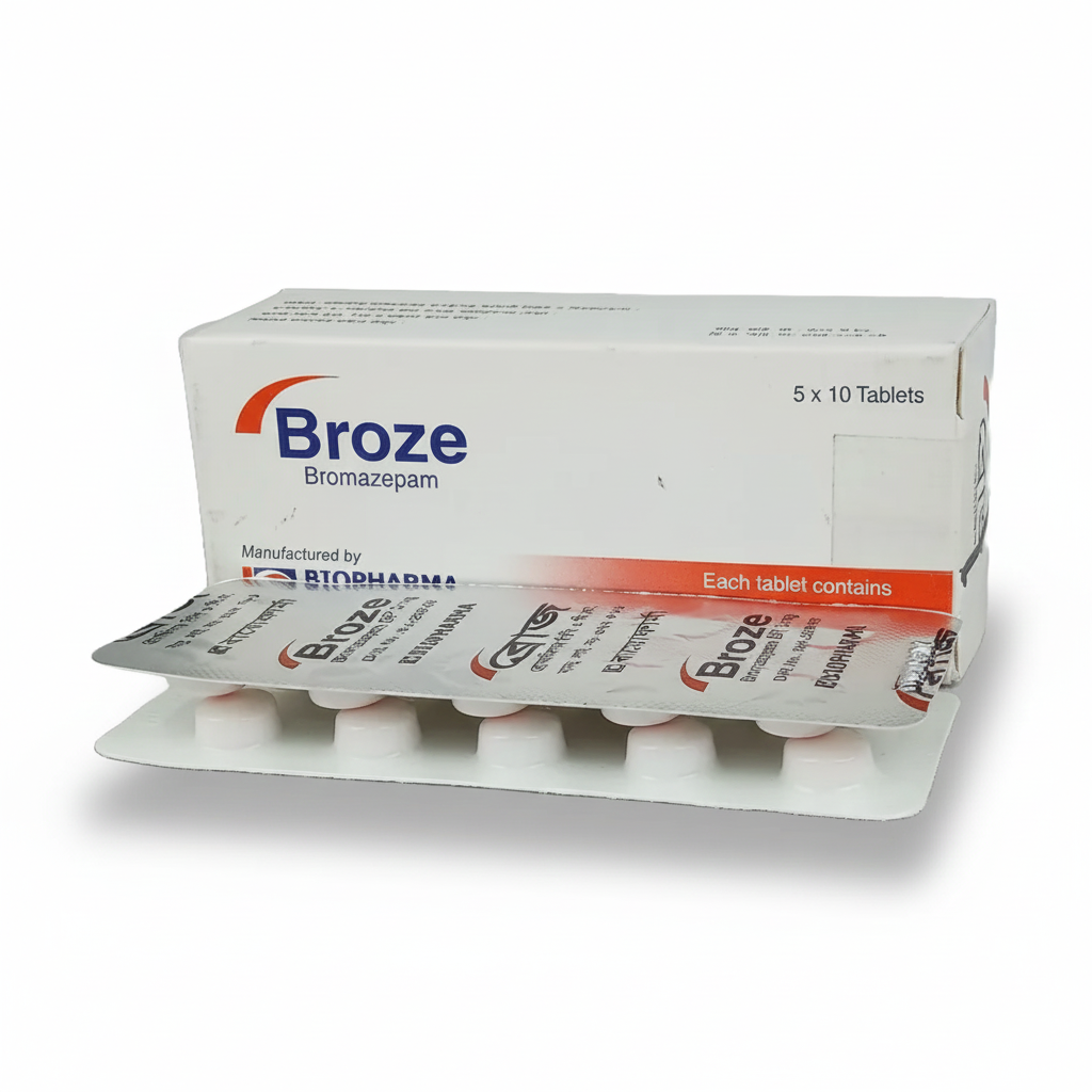 Broze 3mg (Bromazepam)