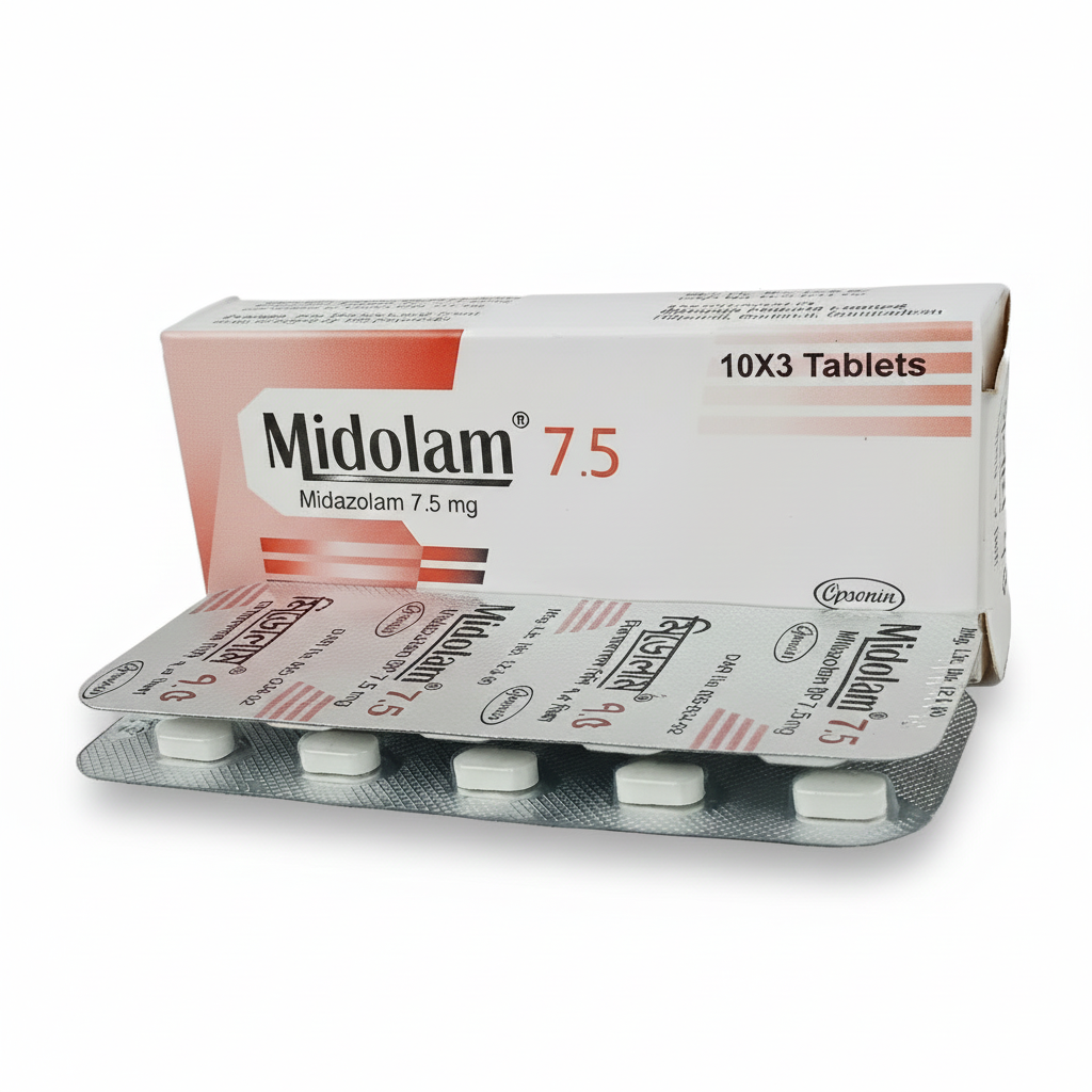 Midolam 7.5mg (Midazolam)