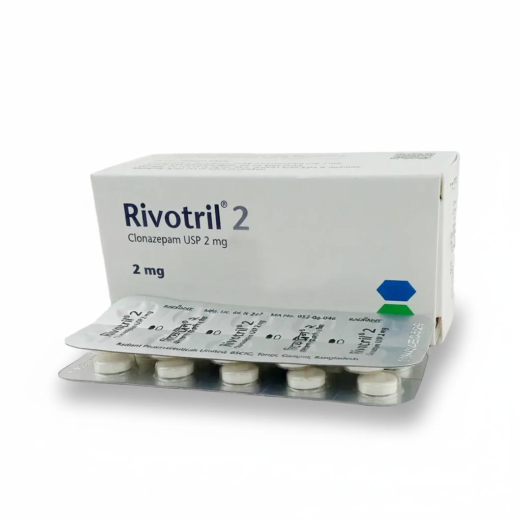 Rivotril Clonazepam 2mg